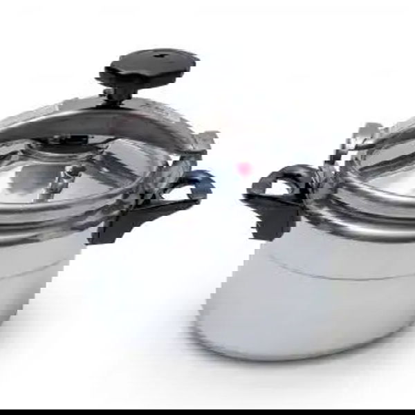 Al Saif Gallery Aluminum Pressure Cooker, 5 Liter - Silver product image