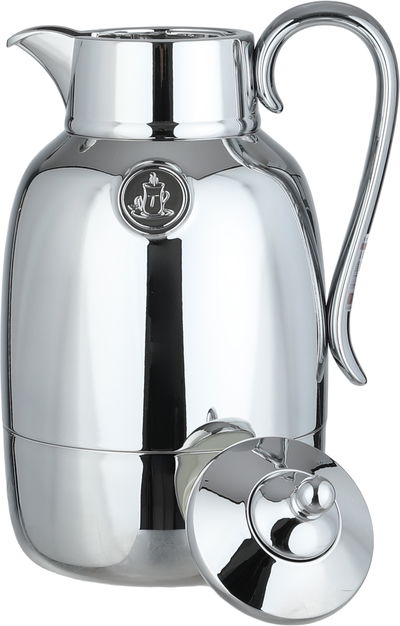 طقم ترامس لالوزا، قطعتين، 0.7 / 1 لتر، حافظة داخلية زجاج، يد فضي، غطاء ضغاط - فضي product image 5