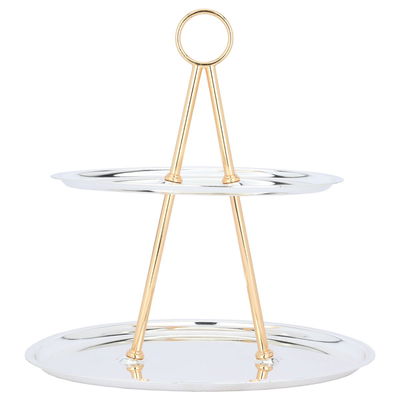 صينية تقديم أستيل السيف غاليري، مقبض - فضي product image 2