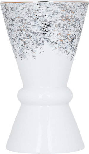 Al Saif Gallery Steel Incense Burner, 11 X 11 X 19 Cm - White product image