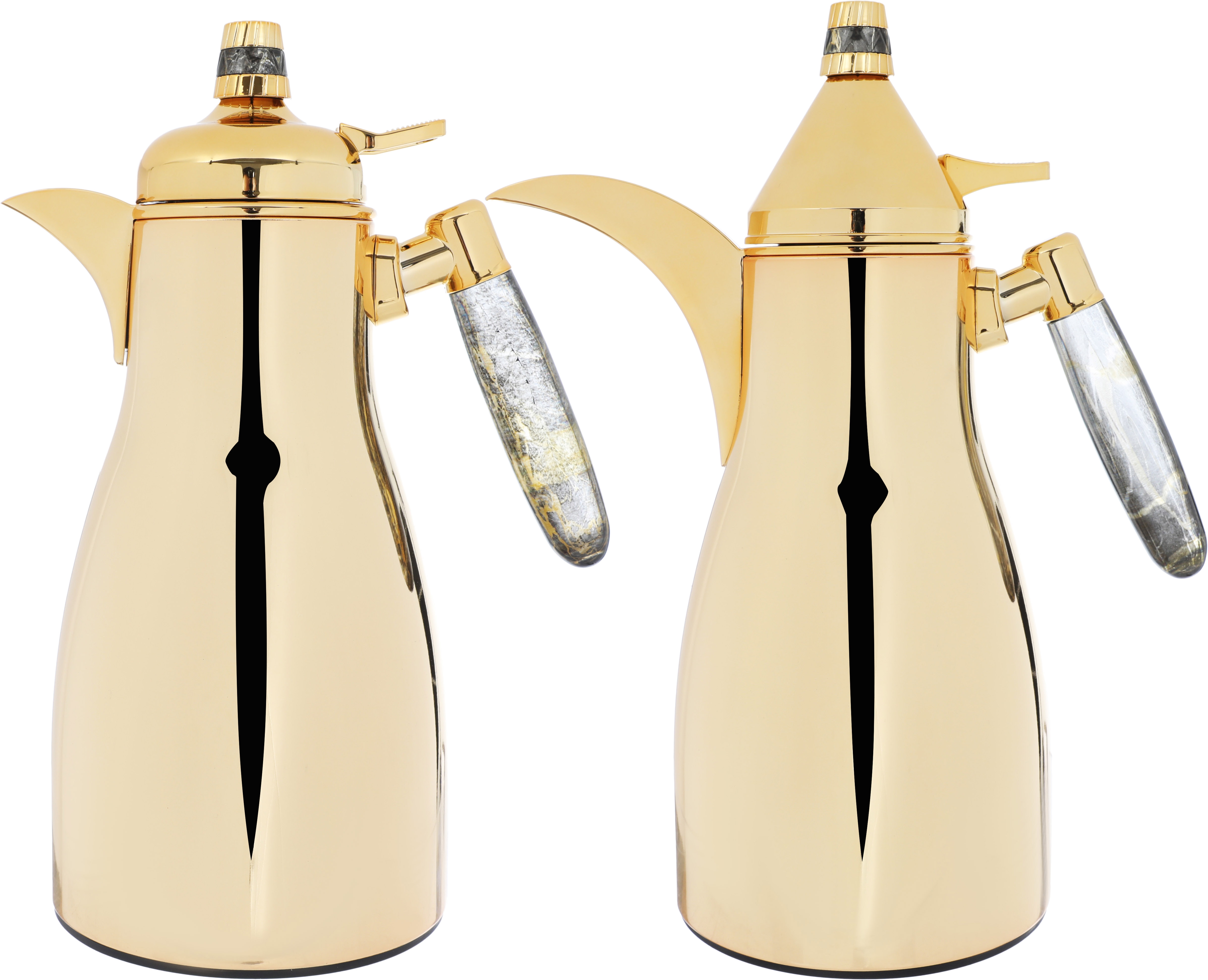 طقم ترامس ميمونة استيل السيف غاليري، قطعتين، 1/ 1 لتر- ذهبي product image 1