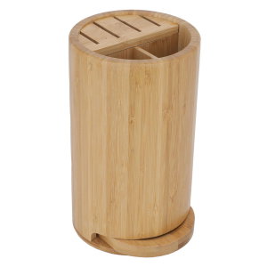Al Saif Gallery Bamboo Wooden Spoon Stand, 14X14X24.7 Cm - Brown product image 2