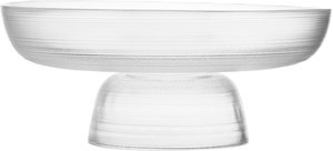 Al Saif Gallery Glass Serving Stand, Round, Base, 26X26X10 Cm - Clear product image 2