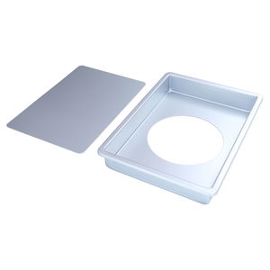 صينية كيك المونيوم السيف غاليري، 33x22x7.6 سم - فضي product image 3