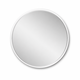 مراية دائرية زجاج، 100×100 سم، اطار معدن - ابيض product image 2