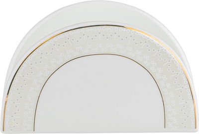 طقم تقديم سفرة بورسلان السيف غاليري، 86 قطعة - أبيض فضي product image 3