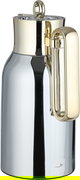 Al Saif Gallery Al Durra Thermos Set, 1/1 Liter, 2 Pieces, Glass Inner Container, Push Button, Gold-Silver Handle product image 3