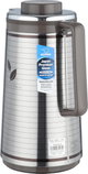 zojirushi Abu Feel Japanese Thermos, 1 liter, glass inner container, stainless steel outer body - Silver Cappuccino product image 3