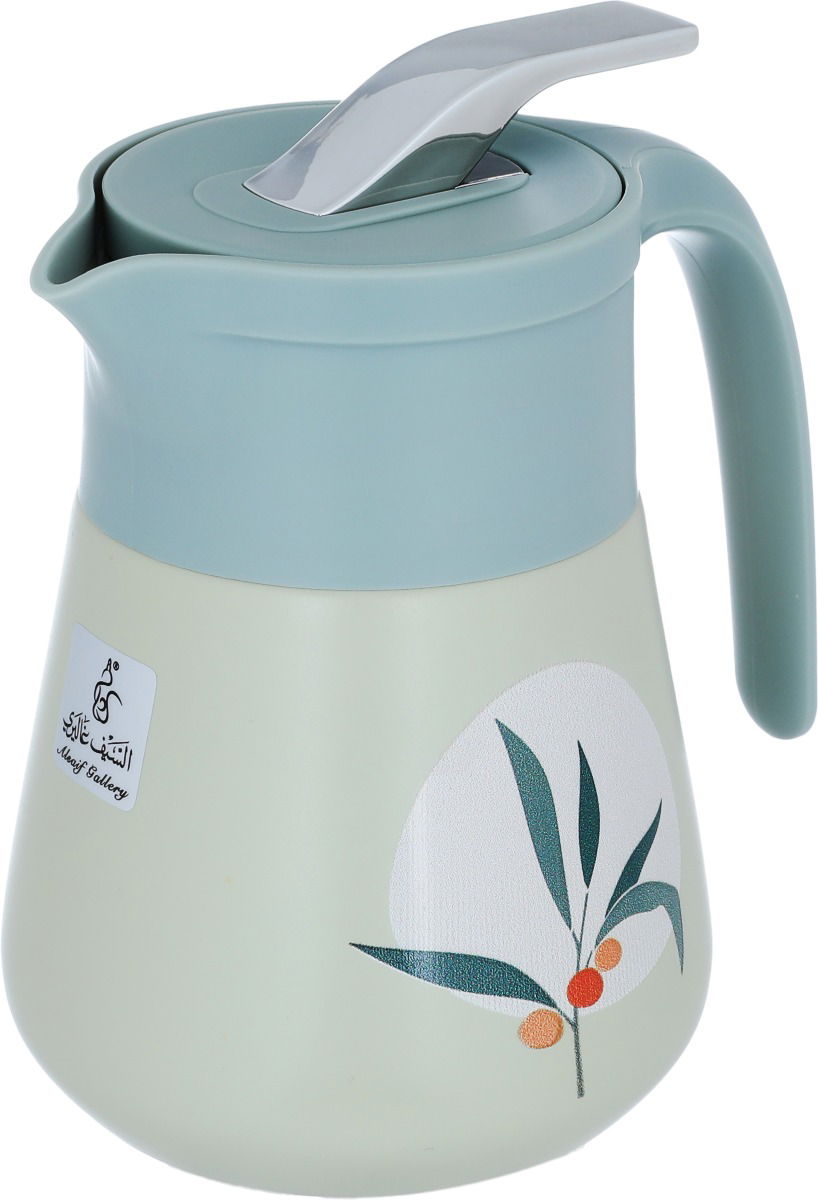 Gloria Glass Thermos, 500 ml, plastic outer shell - light green product image 2
