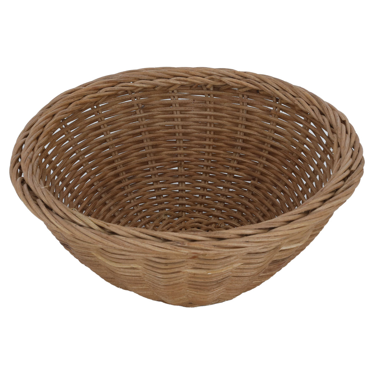 Al Saif Gallery Round Wicker Serving Basket, 24 X 24 X 10 Cm - Beige product image 2