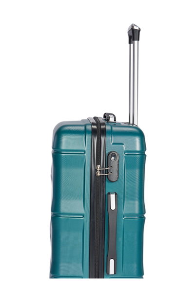 طقم شنط سفر ABS ليمرا، 3 مقاسات، 4 عجلات، قفل ارقام، WM-210 - اخضر product image 5
