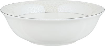 طقم تقديم سفرة بورسلان السيف غاليري، 86 قطعة - أبيض فضي product image 3