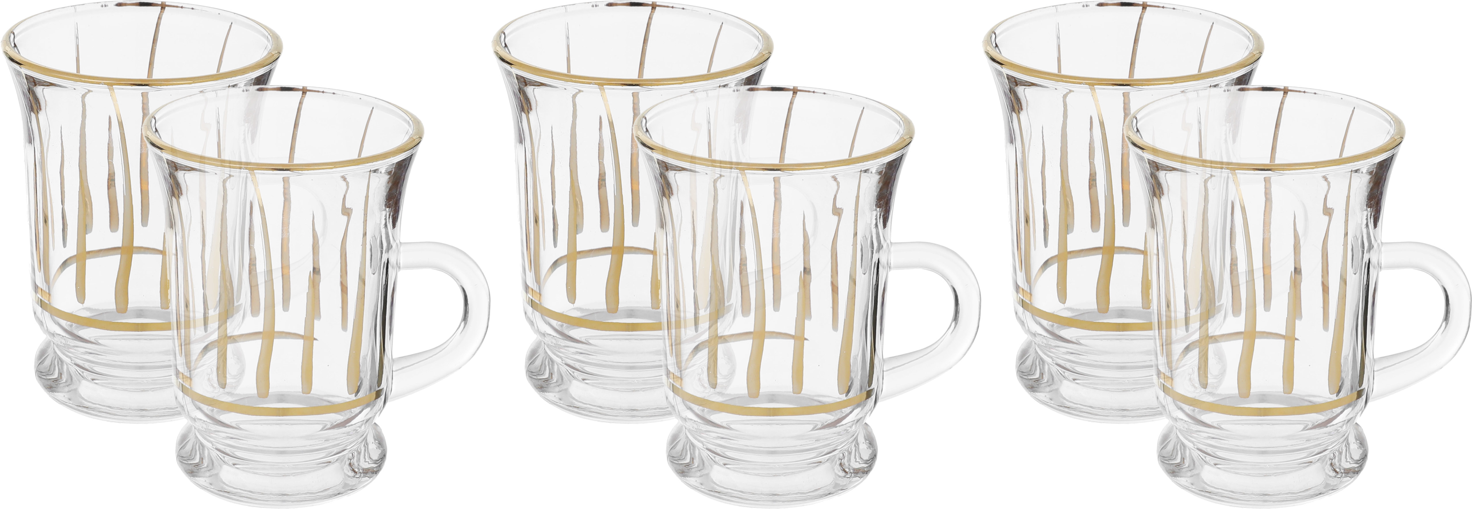 Alsaif Gallery Glass Glare Bialat Set, 6 Pieces, 200 ml - Clear product image