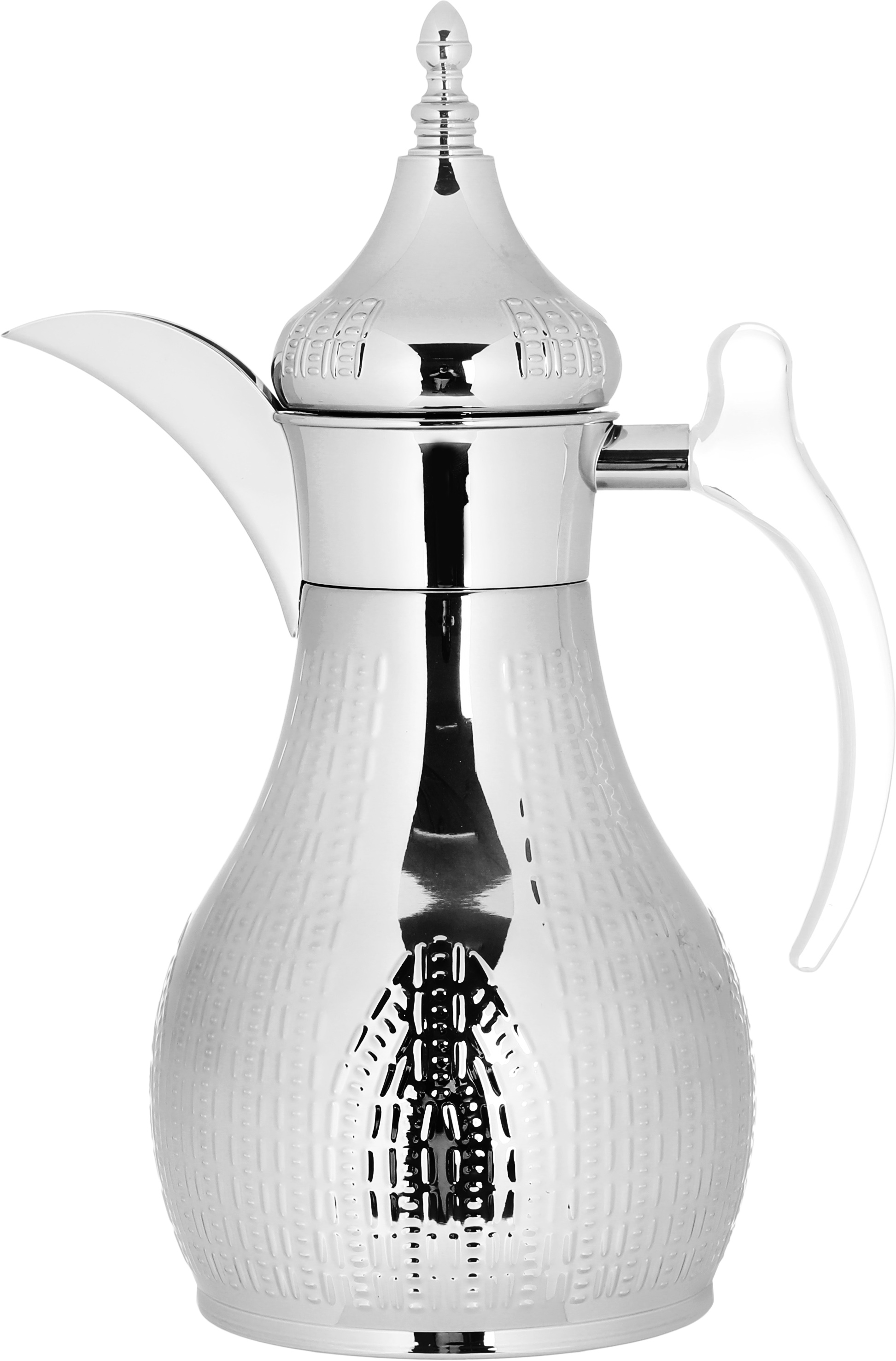 Al Saif Gallery Haila Thermos set, 1.2/1.2 litres, two pieces, steel inner case, steel outer case - silver product image 5