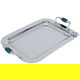 Al Saif Gallery tofaria set with steel dates, 5 pieces, rectangular - silver product image 2