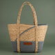Al Saif Gallery Wicker Thermos Bag, 45x30 cm - Dark Gray Beige product image 1