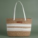 Al Saif Gallery Wicker Thermos Bag, 40x27 cm - Beige White product image 1
