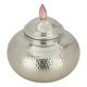Al Saif Gallery steel sugar can, 1.2 litres, round, lid - gold product image 2