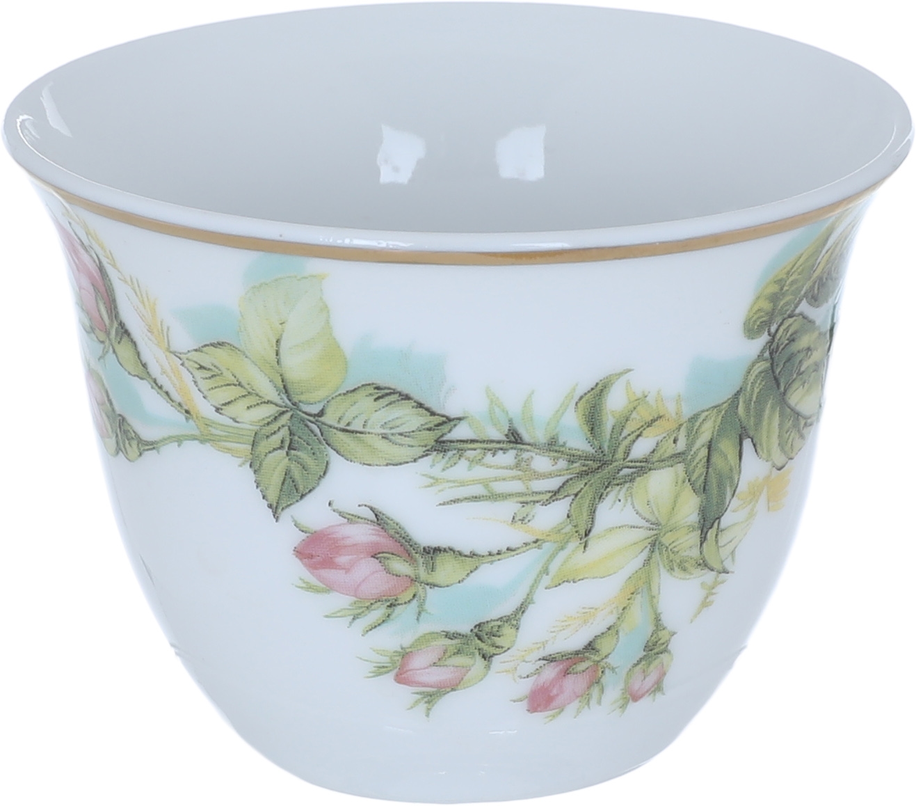 Al Saif Gallery Porcelain Arabic Coffee Cups Set, 12 Pieces - White product image 2