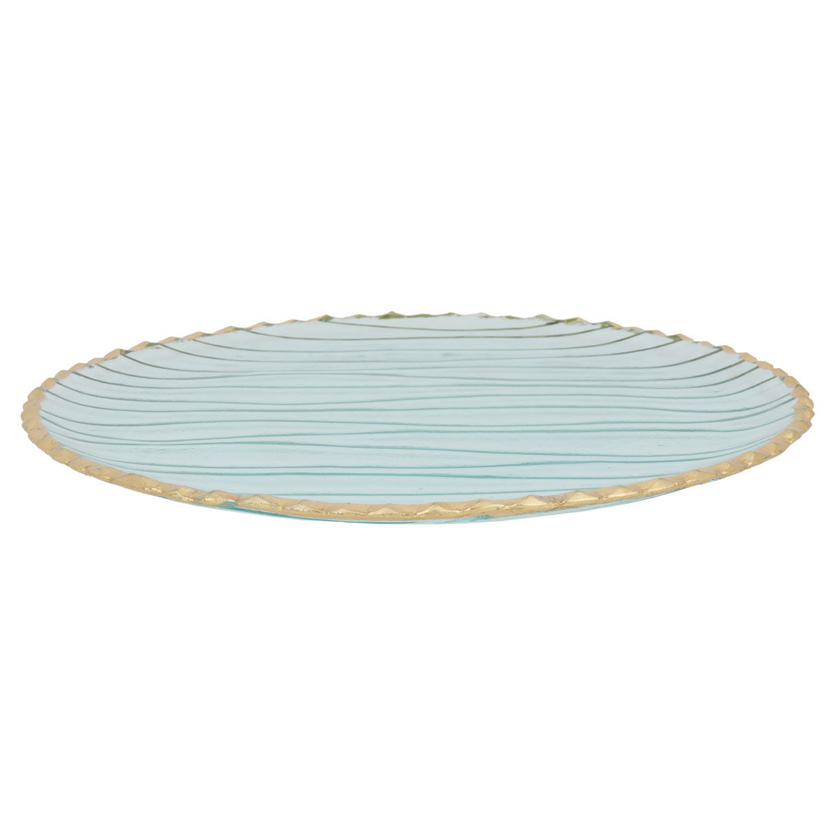 Al Saif Gallery glass plate, 1.6 x 33 cm, flat round - transparent product image 2