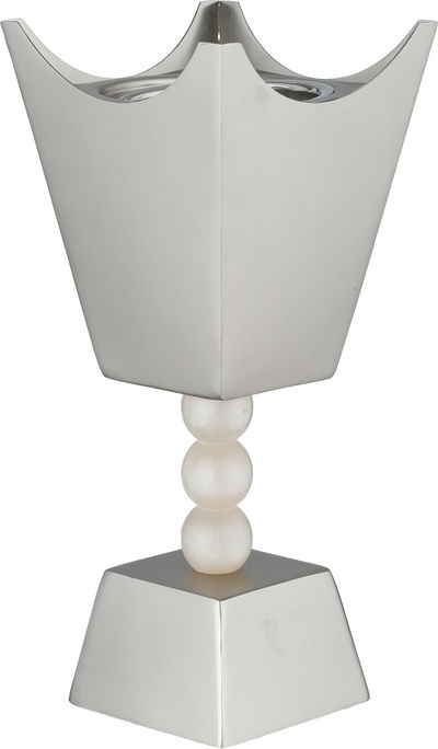 مبخرة ستانلس استيل السيف غاليري، 11.5x11.5x25 سم، قاعدة - فضي product image 2