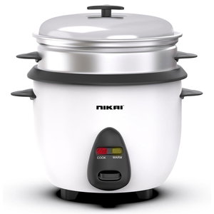 Nikai Electric Rice Cooker, 1 Liter, 400 Watt - White product image