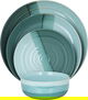 Al Saif Gallery Porcelain Dinner Set, Round, 24 Pieces - Green product image 1