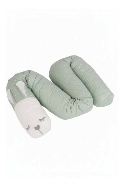 وسادة متعددة الاستخدام كتان فان مومنت، 170×40×19 سم، 4 مرايل - اخضر product image 3