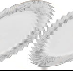 Alsaif Gallery Porcelain Dinner Set, 166 Pieces, Gold Engraving - White product image 23