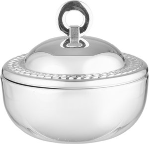 تمرية ستانلس ستيل السيف غاليري، غطاء معدني، 13 سم - فضي لامع product image