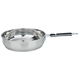 طاوة استيل بيد سليكون روكي، 26 سم - فضي product image 1