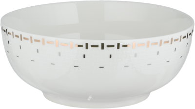 طقم سفرة بورسلان السيف غاليري، 61 قطعة، نقوشات هندسية - أبيض product image 13