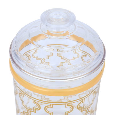 طقم علب بهارات بلاستيك السيف غاليري، دائري، 3 قطع - ذهبي product image 5