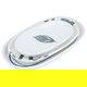 Al Saif Gallery Porcelain Serving Plates Set, 10 x 14.5 x 17 cm, Eye Pattern Oval, 3 Pieces - White product image 1