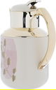 Al Saif Gallery florya thermos set, 1/0.5 liter, two pieces, thermal glass inner container, steel outer shell - beige product image 4