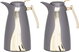 Karma Saif Gallery Thermos Set, 1/1 Liter, 2 Pieces, Inner Glass, Pressure Cooker - Golden Grey product image 2