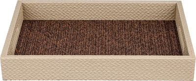 طوفرية تقديم خشب السيف غاليري، 42x30x5 سم، مستطيل، إيطار - بيج بني product image 1