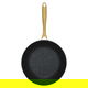 Rocky granite deep frying pan, 24 cm, with gold-black handle product image 3