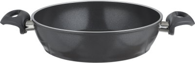 طقم قدور جرانيت تركي فالز، 7قطع، غطاء زجاج - رمادي غامق product image 5