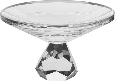 Al Saif Gallery Glass Serving Stand, Base, 15X15X9 Cm - Clear product image 2
