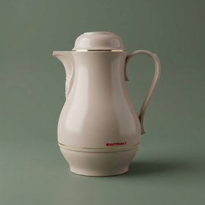 Rotpont thermos, 0.5 liters, glass inner container, plastic outer shell - beige product image