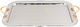 Al Saif Gallery steel topper set, 3 pieces, rectangular - silver product image 3