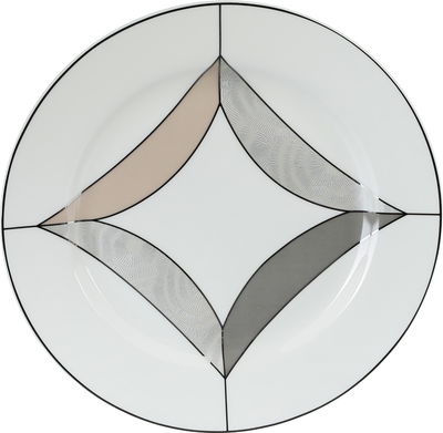 طقم سفرة بورسلان زجاج السيف غاليري، 61 قطعة، منقوش - ابيض شفاف product image 9