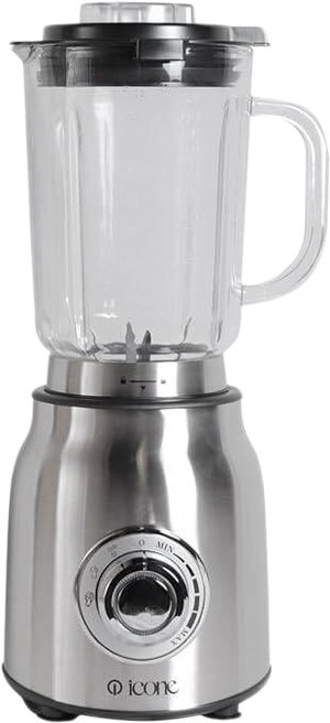 Icon Tb-6312C Blender, 1200W, 1.75L, 5 Speeds, Stainless Steel Blades - Silver product image
