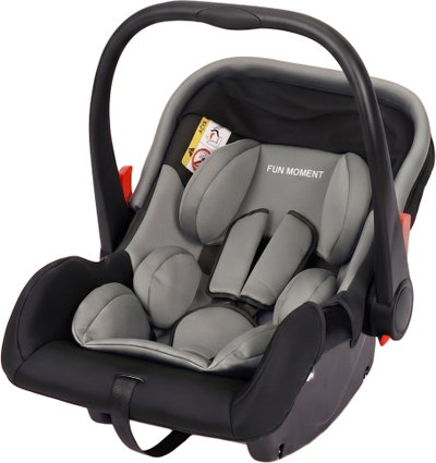 Fun Moment Child Car Seat, Up to 15 Months, Adjustable, Safety Harness - Black/Gray product image 4