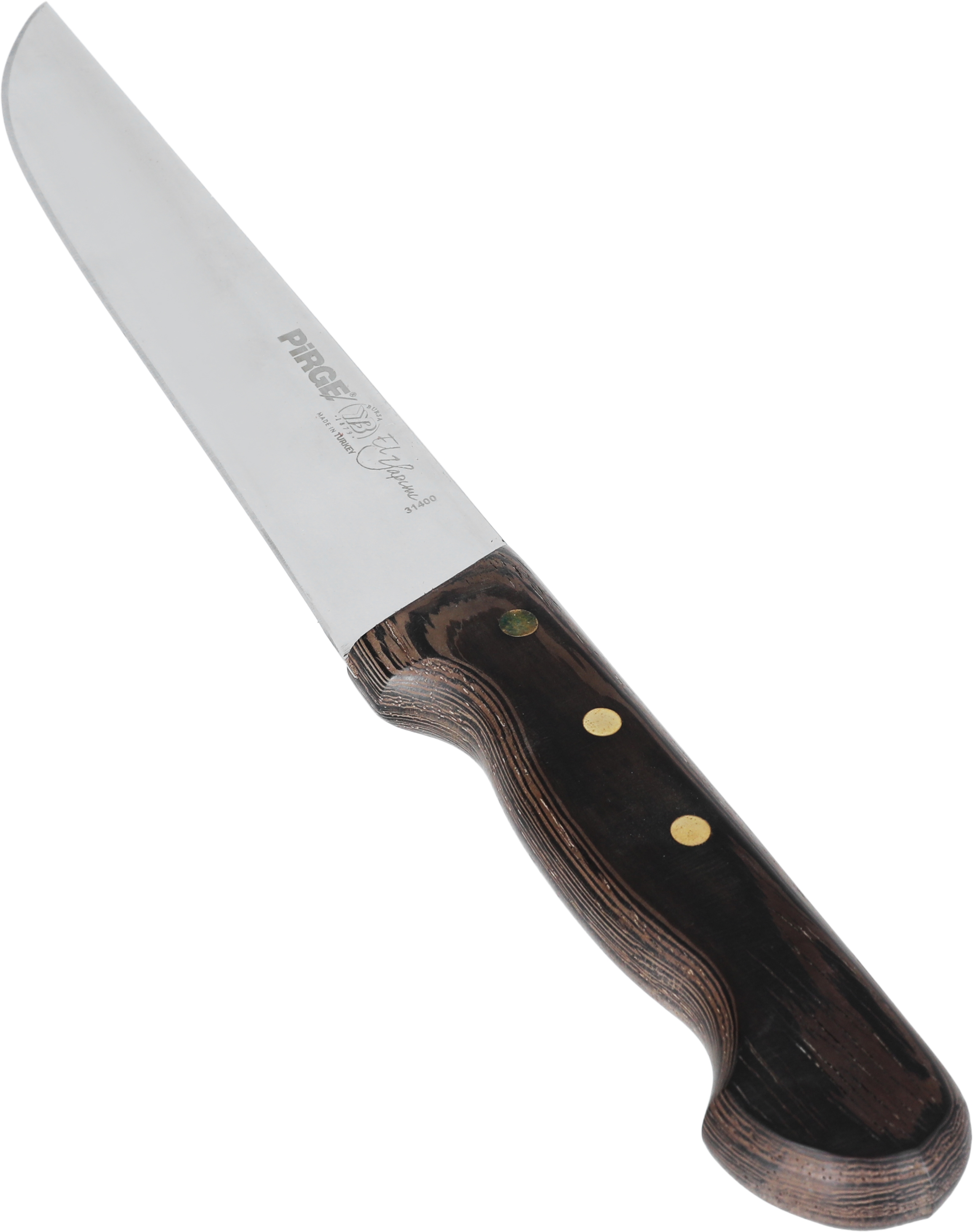Saif Gallery steel Turkish knife, 19 cm, wooden handle - silver product image