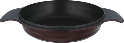 طقم قدور جرانيت تيتانيوم نيوكلاين، 10 قطع، غطاء زجاج - احمر غامق product image 6