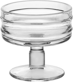 طقم كاسات ايس كريم زجاج السيف غاليري، 3 قطع، قاعدة - شفاف product image 2