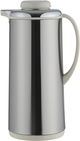 Al Saif Plus Kawasaki Thermos, 1.9 Liters, Glass Interior - Silver Off White product image 1