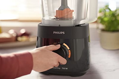 محضر طعام فيليبس، 750 واط، 1.5 لتر، سرعتان، HR7301/91 - اسود product image 3